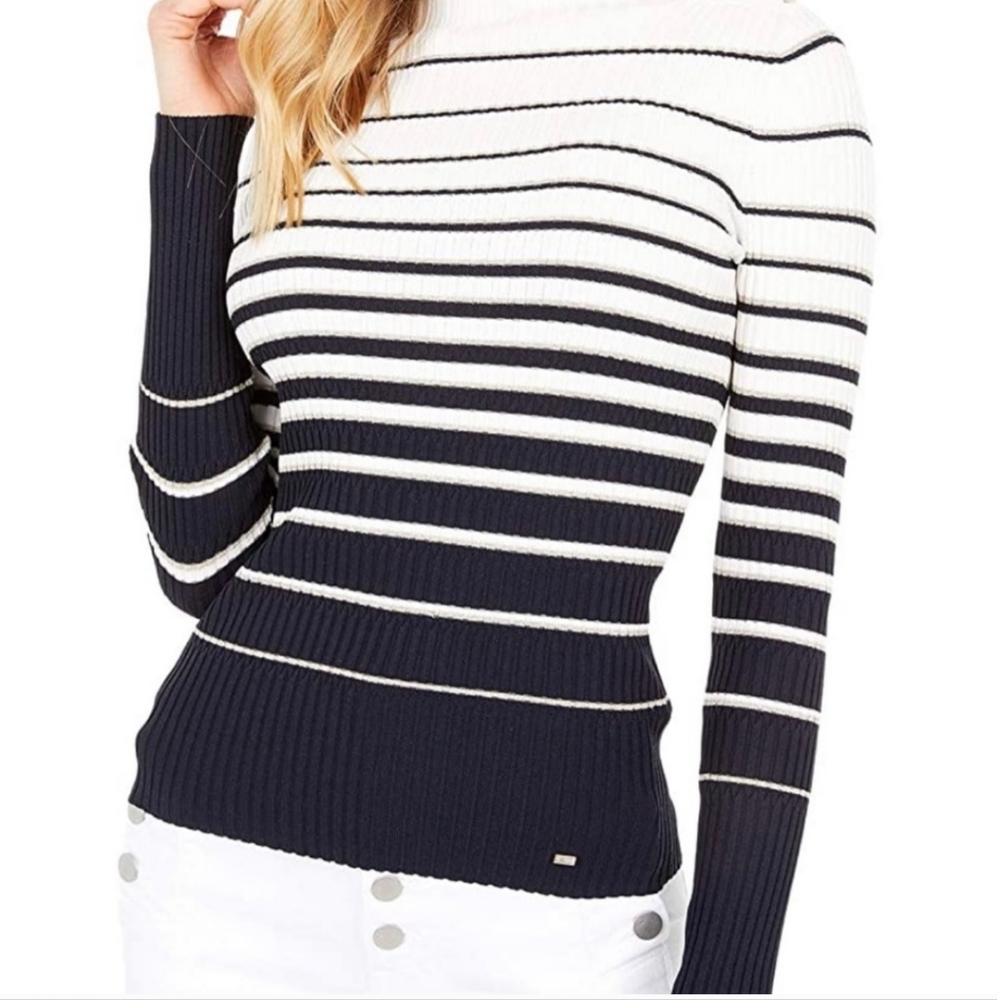 Ted baker black and white gradient sweater 1